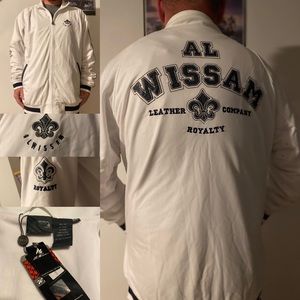 Vintage Al Wissam White 2xl Fall Jacket